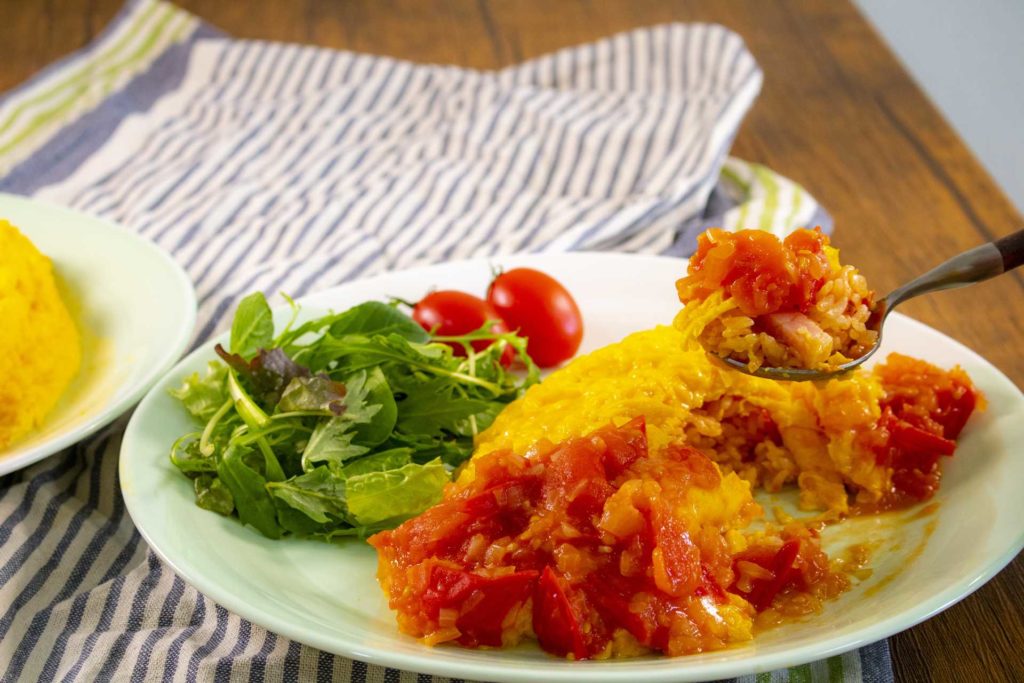 トマトが主役 特製オムライス マウロの地中海トマト かんたんレシピ
